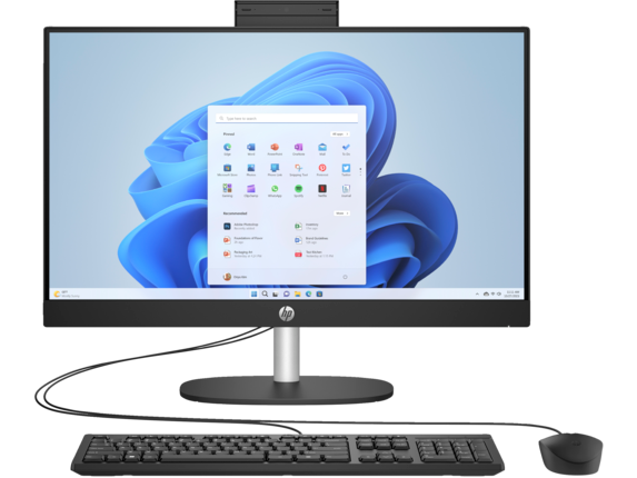 (obrázek pro) HP AIO 24-cr0004nc/24'' IPS FHD AG/Ryzen 7 7730U/16GB/1TB SSD/AMD Graphics/5xUSB/1xHDMI/RJ45/90W/2y/WIN 11 Home/Black