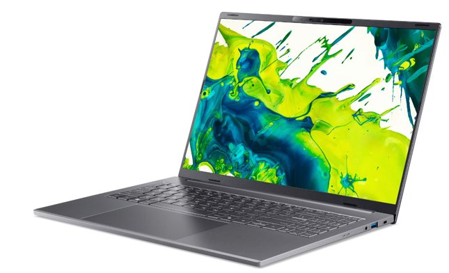 (obrázek pro) Acer Aspire 16 AI (A16-I71M-75KD) Copilot+ PC Ultra 7 355/16GB/512GB SSD/16" WUXGA IPS/Win11 Home/šedý NO Adapter