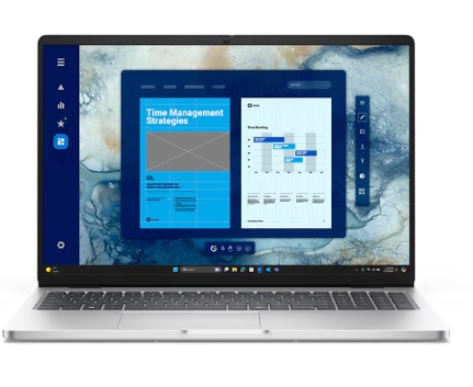(obrázek pro) DELL Pro 16 PC16255 Ryzen AI 5 PRO 340/16GB/512GB SSD/16" IPS FHD+/IR Cam & Mic/W11P/3Y ProSpt/stříbrná