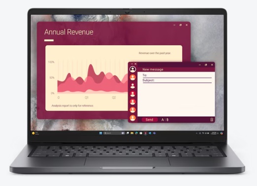 (obrázek pro) DELL Pro 14 PC14250 Core 5 120U/8GB/512GB SSD/14" IPS FHD+/IR Cam & Mic/W11P/3Y ProSpt/šedá