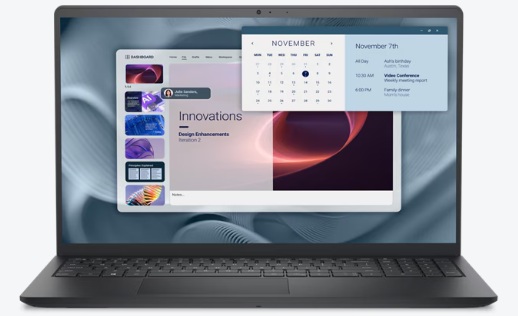 (obrázek pro) DELL Pro 15 Essential PV15250/i7-1355U/16GB/1TB SSD/15,6" IPS FHD 120 Hz/FPR/W11P/3Y ProSpt/černá
