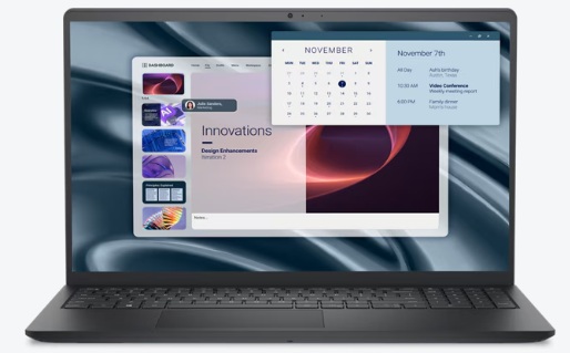 (obrázek pro) DELL Pro 15 Essential PV15255/Ryzen 5 7520U/8GB/512GB SSD/15,6" IPS FHD 120 Hz/FPR/W11P/3Y ProSpt/černá