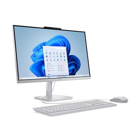 (obrázek pro) Lenovo A100 AIO Intel N100/8GB/SSD 512GB/23,8"/FHD/IPS/250nitů/60Hz/65W/WIN11 Home/stříbrná