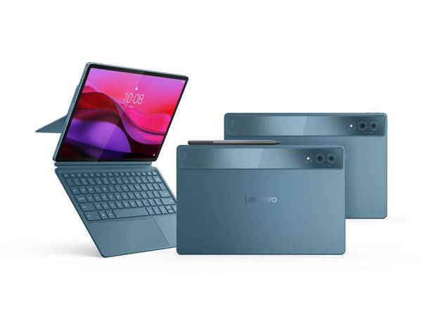 (obrázek pro) Lenovo YOGA TAB PLUS Snapdragon 8 G3/16GB/256GB/12,7" 3K/LTPS/až 900nitů/TOUCH/2x 13MP/KBRD+pero/FPR/Android 14/teal